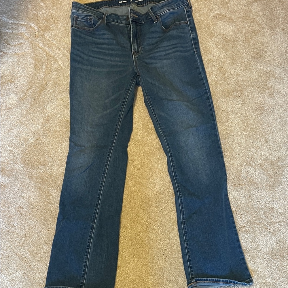 Old Navy Dark Blue Boot-Cut Women's Jeans